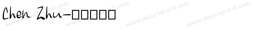 Chen Zhu字体转换